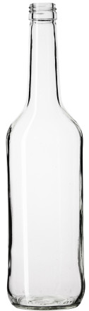 Geradhalsflasche 700ml - PP28 Schraubmündung