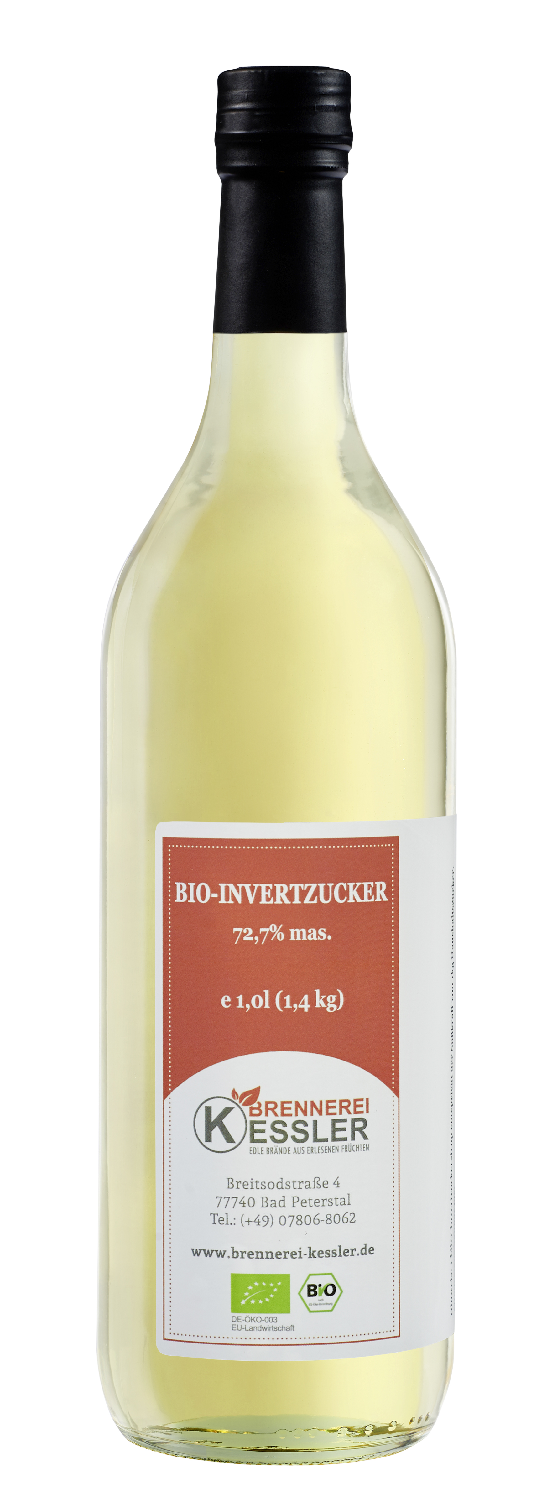 Brennerei Kessler - BIO-Invertzucker 1 Liter